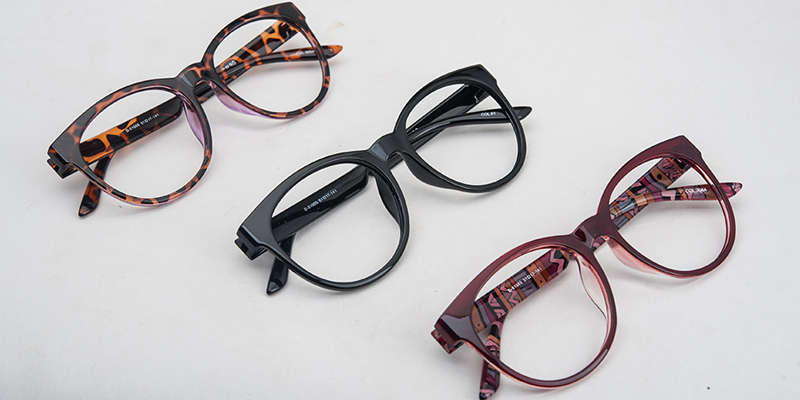 Adeline Round - Burgundy Eyeglasses | GlassesShop.com