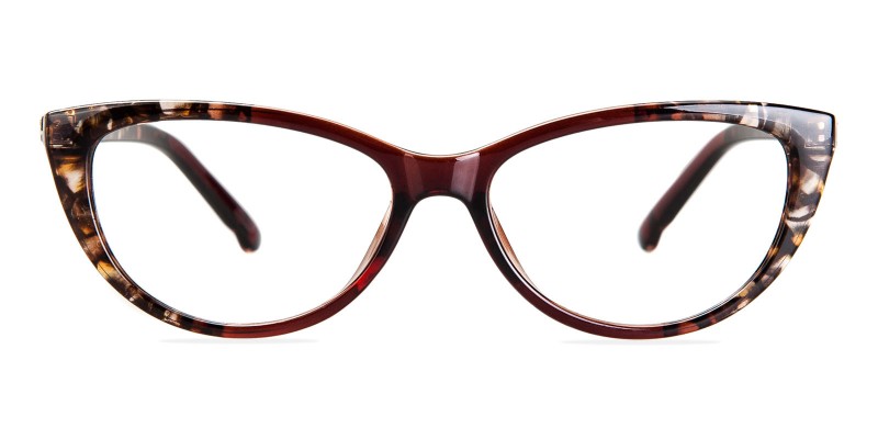 Heather Cat Eye - Brown Eyeglasses | GlassesShop.com